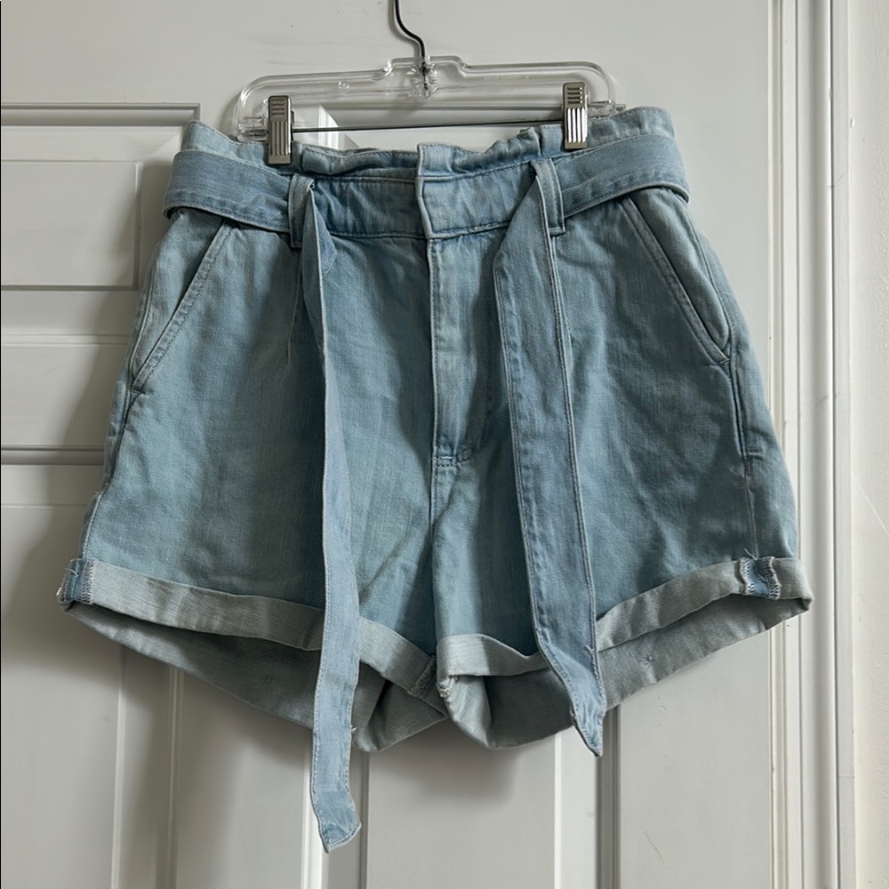 Women's Light Blue Denim Shorts